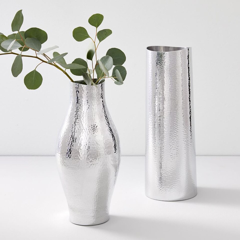 Hammered Metal Vases & Bowls West Elm Australia